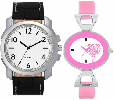 

Volga VL12VT30 Exclusive Leather & Plastic Boys & Girls Combo Watch - For Men & Women