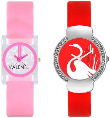 VALENTIME VT8-25 Colorful Beautiful Womens Combo Wrist Watch  - For Girls   Watches  (Valentime)