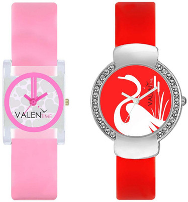 View VALENTIME VT8-25 Colorful Beautiful Womens Combo Wrist Watch  - For Girls Wrist Watches Price Online(Valentime)