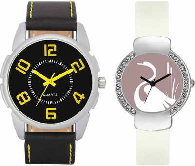 

Volga VL25VT26 Exclusive Leather & Plastic Boys & Girls Combo Watch - For Men & Women