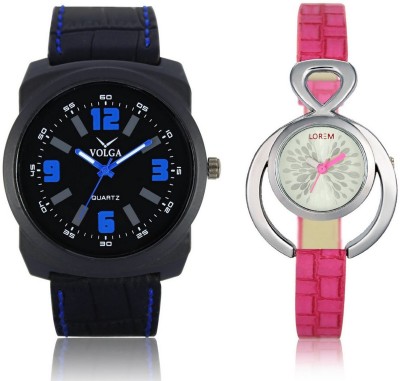 Shivam Retail VL32LR0205 New Latest Collection Leather Band Boys & Girls Combo Watch  - For Men & Women   Watches  (Shivam Retail)