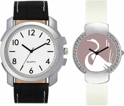 

Volga VL12VT26 Exclusive Leather & Plastic Boys & Girls Combo Watch - For Men & Women