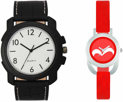 

Volga VL13VT19 Exclusive Leather & Plastic Boys & Girls Combo Watch - For Men & Women