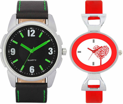 

Volga VL26VT31 Exclusive Leather & Plastic Boys & Girls Combo Watch - For Men & Women