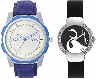 

Volga VL41VT21 Exclusive Leather & Plastic Boys & Girls Combo Watch - For Men & Women