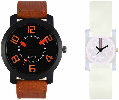 

Volga VL20VT10 Exclusive Leather & Plastic Boys & Girls Combo Watch - For Men & Women