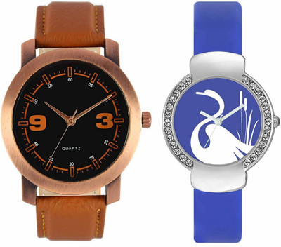 

Volga VL21VT23 Exclusive Leather & Plastic Boys & Girls Combo Watch - For Men & Women