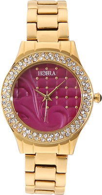 

Horra PB817FRGM29 Reina Series Maroon Dial Analog Watch - For Women