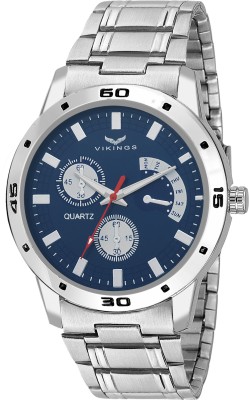 VIKINGS GENTS VK-GR105-BLU-CHN WITH DUMMY CHRONO GENTS Watch  - For Men   Watches  (VIKINGS)