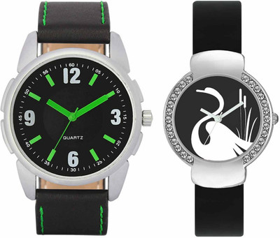 

Volga VL26VT21 Exclusive Leather & Plastic Boys & Girls Combo Watch - For Men & Women