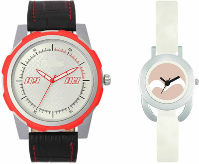 

Volga VL42VT20 Exclusive Leather & Plastic Boys & Girls Combo Watch - For Men & Women