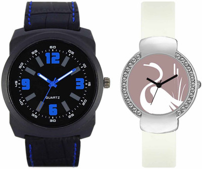 

Volga VL32VT26 Exclusive Leather & Plastic Boys & Girls Combo Watch - For Men & Women