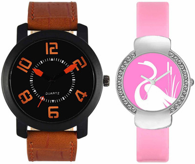 

Volga VL20VT24 Exclusive Leather & Plastic Boys & Girls Combo Watch - For Men & Women