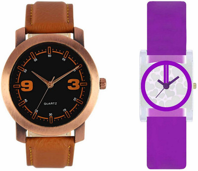 View ADK VL21VT07 New Fancy Designer Festive Exclusive Attractive Girls & Boys Combo Watch  - For Men & Women Wrist Watches Price Online(ADK)