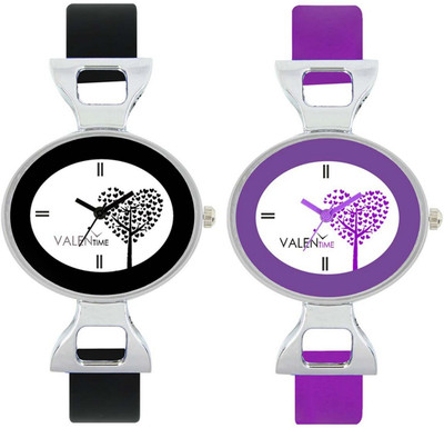 

VALENTIME VT27-28 Colorful Beautiful Womens Combo Wrist Watch - For Girls