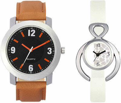 

Volga VL28VT15 Exclusive Leather & Plastic Boys & Girls Combo Watch - For Men & Women