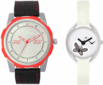 

Volga VL42VT05 Exclusive Leather & Plastic Boys & Girls Combo Watch - For Men & Women