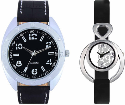 

Volga VL31VT11 Exclusive Leather & Plastic Boys & Girls Combo Watch - For Men & Women