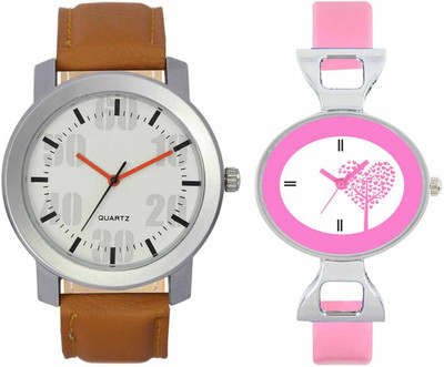 

Volga VL27VT30 Exclusive Leather & Plastic Boys & Girls Combo Watch - For Men & Women