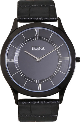 

Horra PB817MELBK3 Slimline Series Black Dial Analog Watch - For Men