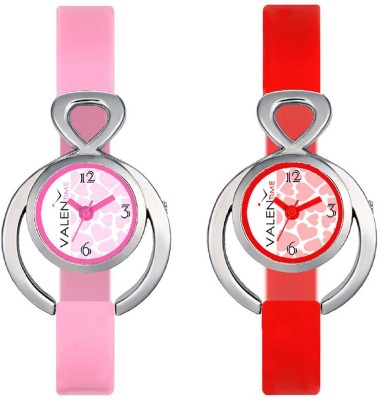 VALENTIME VT13-14 Colorful Beautiful Womens Combo Wrist Watch  - For Girls   Watches  (Valentime)