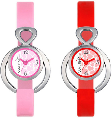 

VALENTIME VT13-14 Colorful Beautiful Womens Combo Wrist Watch - For Girls