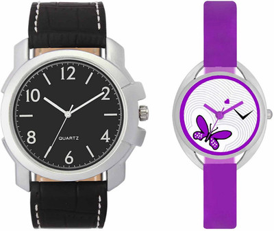 

Volga VL35VT02 Exclusive Leather & Plastic Boys & Girls Combo Watch - For Men & Women