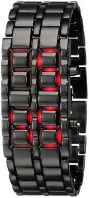 good friends stylish Black chain red led watch for men Watch  - For Men   Watches  (Good Friends)