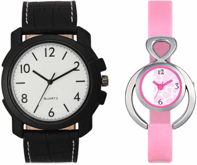 

Volga VL13VT13 Exclusive Leather & Plastic Boys & Girls Combo Watch - For Men & Women
