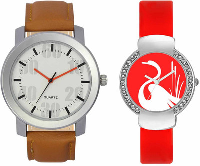 

Volga VL27VT25 Exclusive Leather & Plastic Boys & Girls Combo Watch - For Men & Women