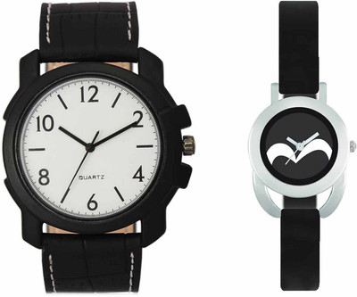 

Volga VL13VT16 Exclusive Leather & Plastic Boys & Girls Combo Watch - For Men & Women