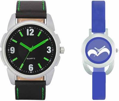 

Volga VL26VT17 Exclusive Leather & Plastic Boys & Girls Combo Watch - For Men & Women