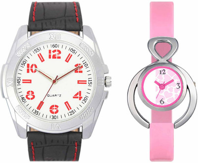 

Volga VL29VT13 Exclusive Leather & Plastic Boys & Girls Combo Watch - For Men & Women