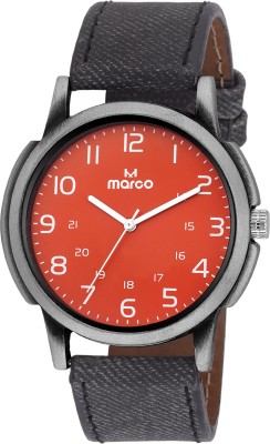MARCO matte mr-lr4409-orange-denim grey Watch  - For Men   Watches  (Marco)