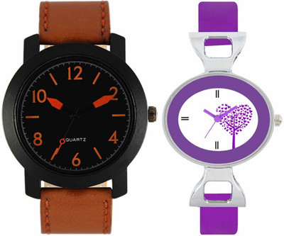 

Volga VL19VT28 Exclusive Leather & Plastic Boys & Girls Combo Watch - For Men & Women