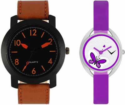 Volga VL19VT02 Exclusive Leather & Plastic Boys & Girls Combo Watch  - For Men & Women   Watches  (Volga)