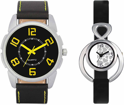 

Volga VL25VT11 Exclusive Leather & Plastic Boys & Girls Combo Watch - For Men & Women