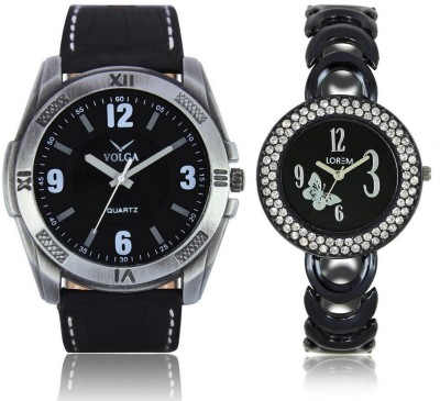 Shivam Retail VL34LR0201 New Latest Collection Metal & Leather Strap Boys & Girls Combo Watch  - For Men & Women   Watches  (Shivam Retail)