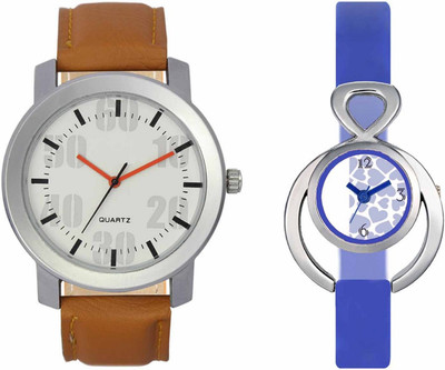 

Volga VL27VT12 Exclusive Leather & Plastic Boys & Girls Combo Watch - For Men & Women