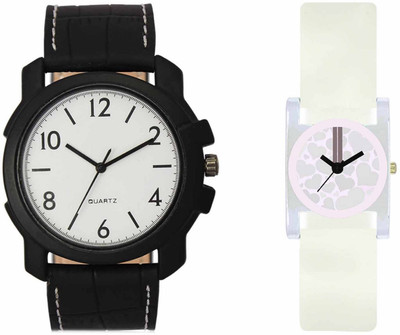 

Volga VL13VT10 Exclusive Leather & Plastic Boys & Girls Combo Watch - For Men & Women