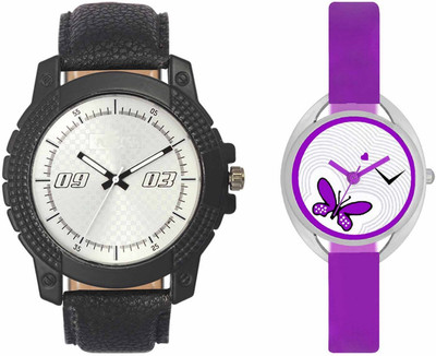 

Volga VL38VT02 Exclusive Leather & Plastic Boys & Girls Combo Watch - For Men & Women