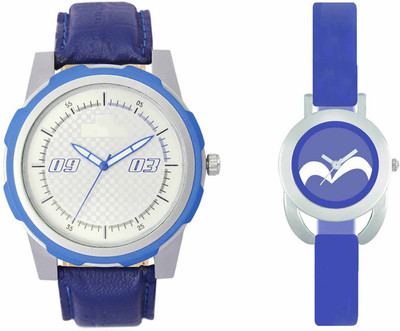 

Volga VL41VT17 Exclusive Leather & Plastic Boys & Girls Combo Watch - For Men & Women