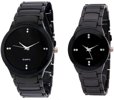 GOOD FRIENDS COUPLE IIK BLACK Watch  - For Couple   Watches  (Good Friends)