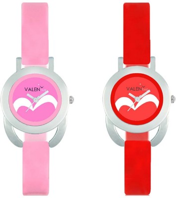 VALENTIME VT18-19 Colorful Beautiful Womens Combo Wrist Watch  - For Girls   Watches  (Valentime)