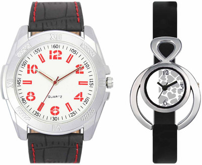 

Volga VL29VT11 Exclusive Leather & Plastic Boys & Girls Combo Watch - For Men & Women