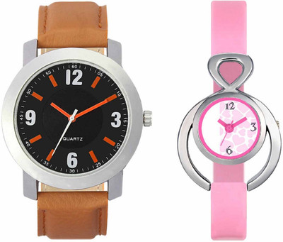 

Volga VL28VT13 Exclusive Leather & Plastic Boys & Girls Combo Watch - For Men & Women