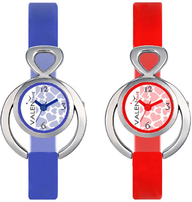 

VALENTIME VT12-14 Colorful Beautiful Womens Combo Wrist Watch - For Girls