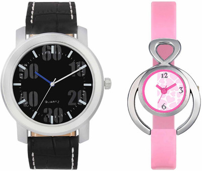 Volga VL39VT13 Exclusive Leather & Plastic Boys & Girls Combo Watch - For Men & Women