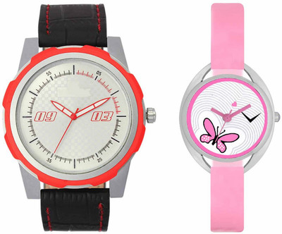 

Volga VL42VT03 Exclusive Leather & Plastic Boys & Girls Combo Watch - For Men & Women