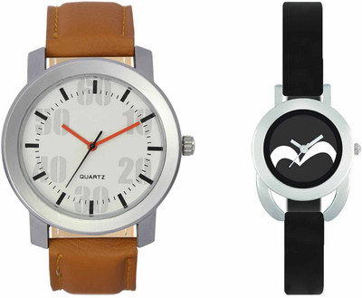 

Volga VL27VT16 Exclusive Leather & Plastic Boys & Girls Combo Watch - For Men & Women